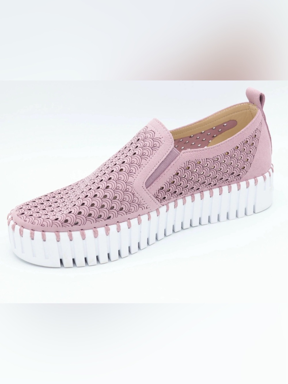NWOT Ilse Jacobsen Platform Tulip Slip-On Sneaker, Size 41 (Size 9)